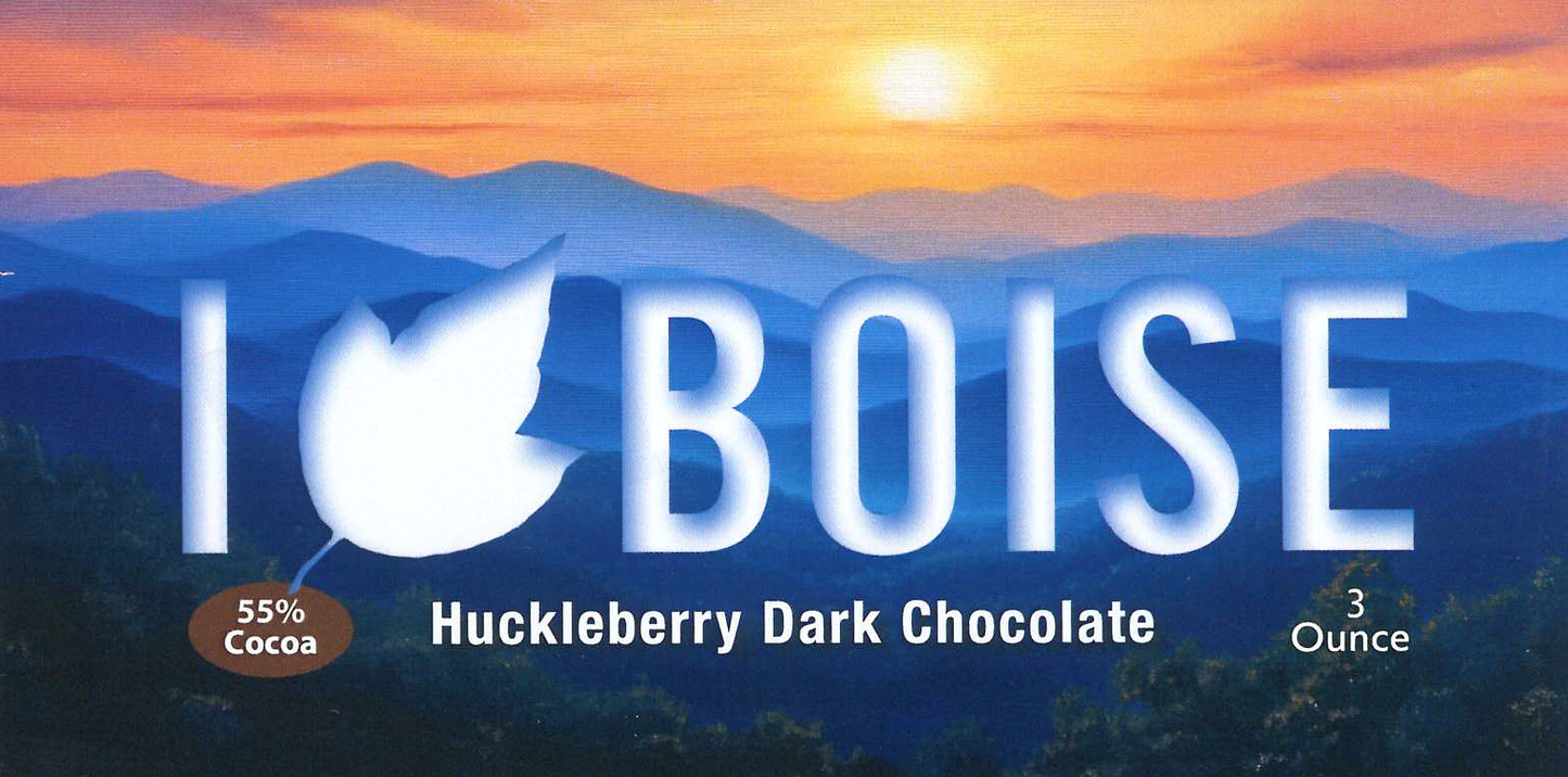 Huckleberry Dark Chocolate 3oz